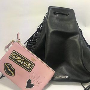 Victoria's Secret Backpack and Wristlet Bundle